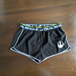 Star Wars Rebel Alliance Running Shorts Women's XL Disney Parks Black